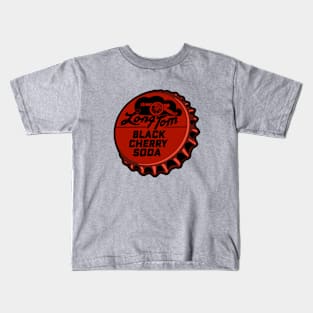 Vintage Long Tom Black Cherry Soda Bottlecap Kids T-Shirt